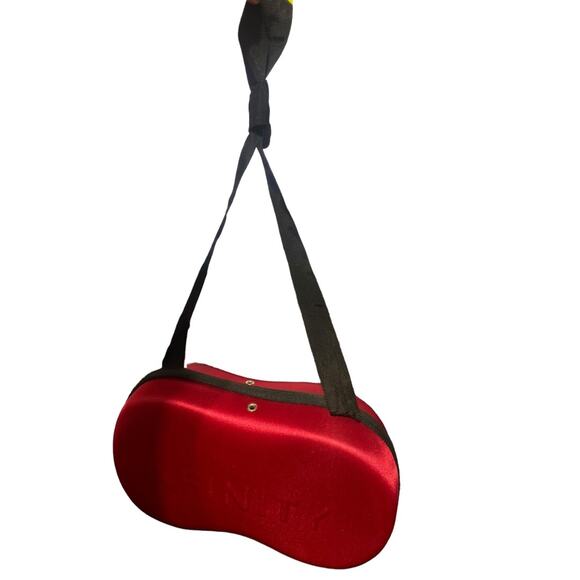 NFINITY red athletic or cheer shoe case with shoulder strap for easy carry - Picture 3 of 7